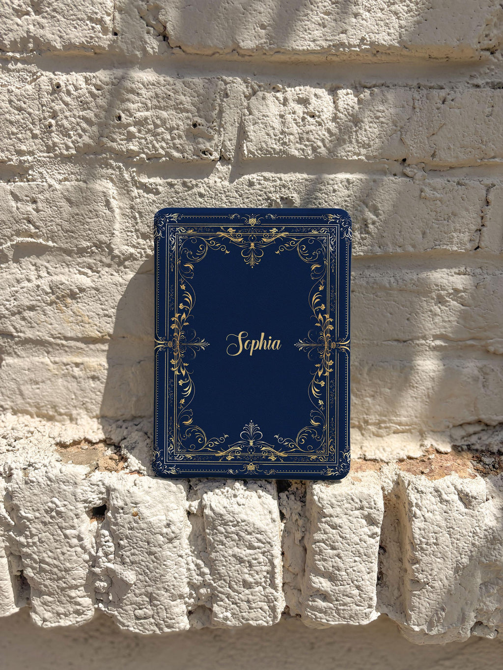 Vintage Book Style Kindle Scribe Case with Auto Sleep/Wake & Customization