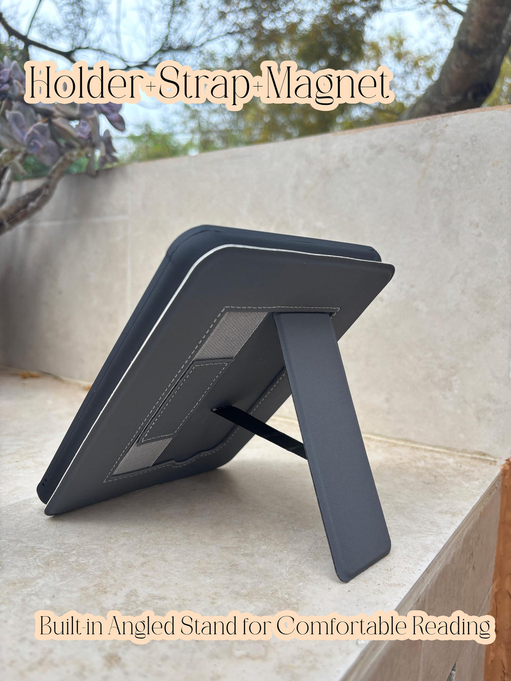 Vintage Book Style Kindle Scribe Case with Auto Sleep/Wake & Customization