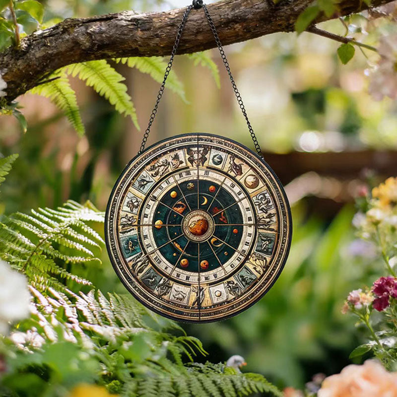 Suncatcher Planet Glass Pendant - Solar System Home Decor