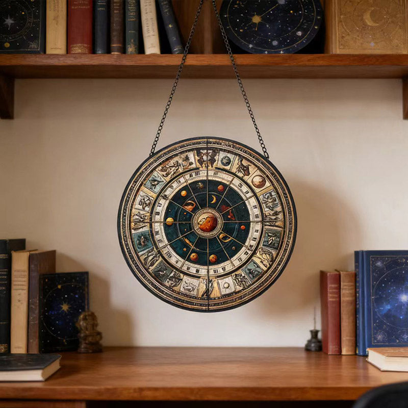 Suncatcher Planet Glass Pendant - Solar System Home Decor