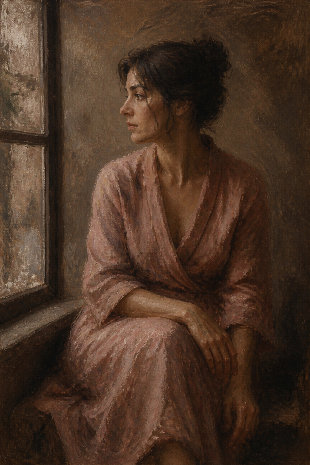 Seated in Umber